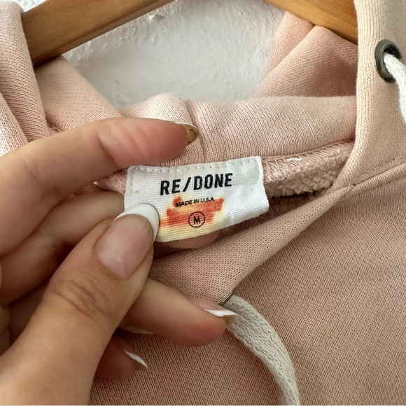 RE/DONE Girl Cropped Boxy Hoodie - Picture 6 of 6